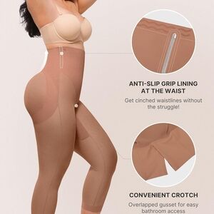 High-Waist Shapewear in Brown